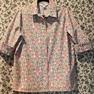 Alia Floral Button Down Shirt